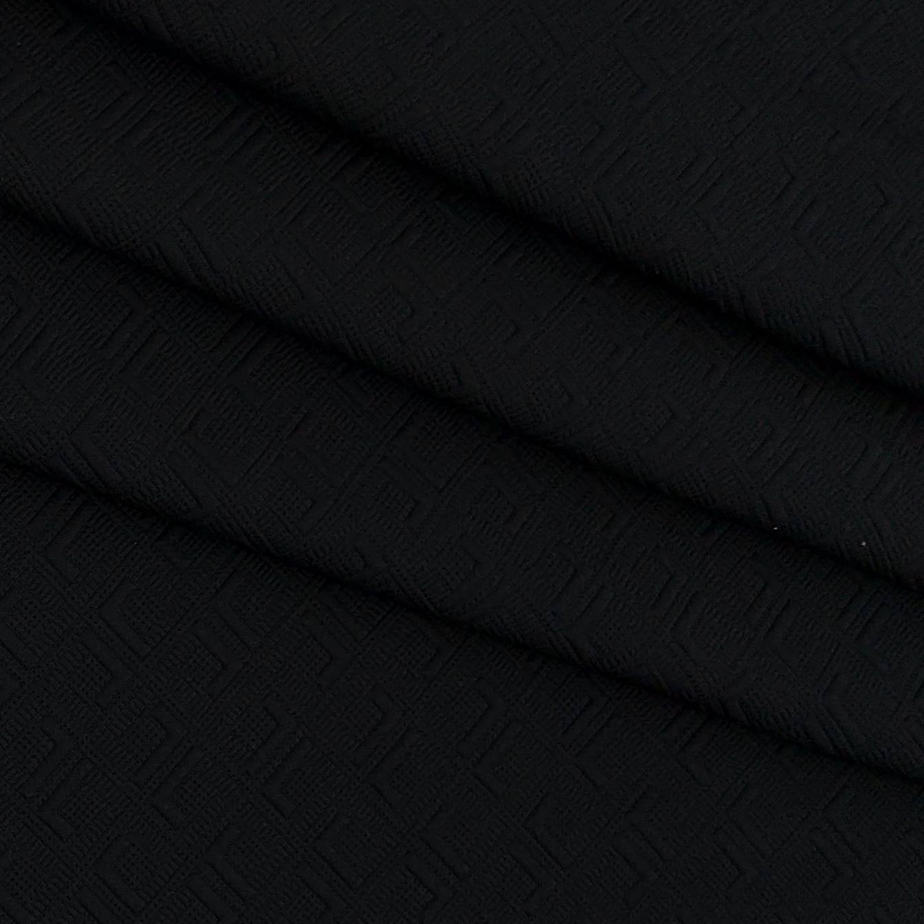 Blazer Fabric ManTire Italian Jacquard Colour Black